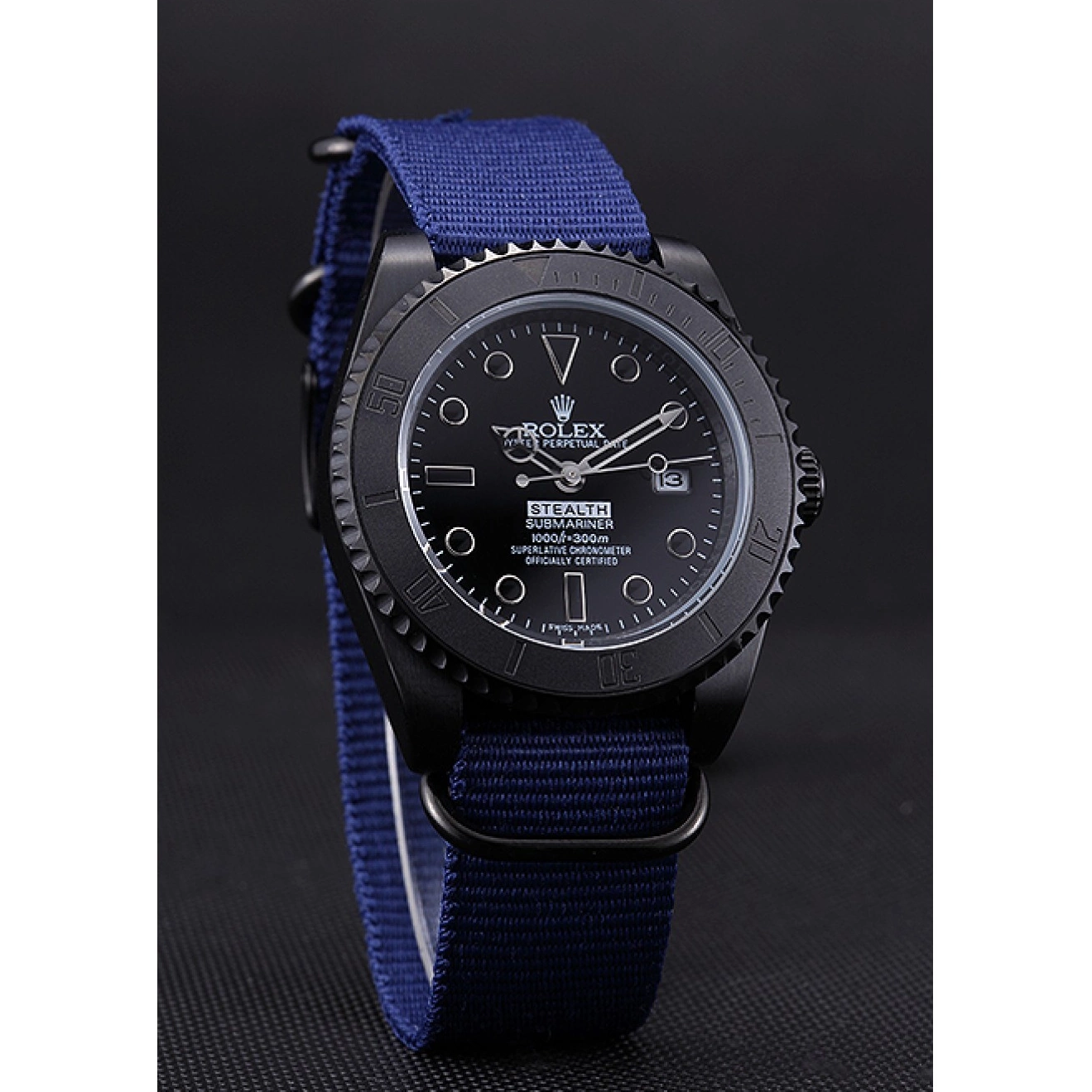 Aaa replica watch Rolex Blue Submariner Stealth 621994 0712